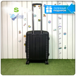 Маленький чемодан Mironpan Model H, Черный, S с расширителем