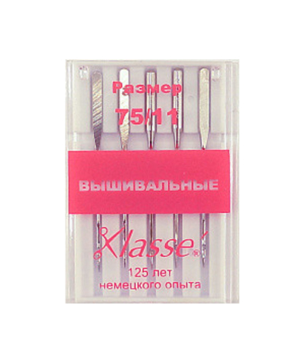 Иглы для бытовых швейных машин вышивальные №75