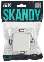 SKANDY Заглушка с суппортом SK-C01W арктический белый IEK