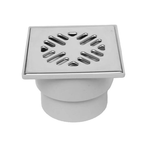 Трап вертикальный 150х150 мм нержавеющая сталь d=110 мм