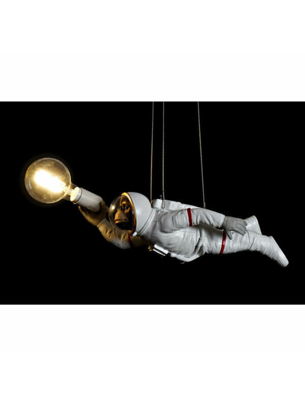 Потолочный светильник DKD Home Decor Чёрный Белый Смола 220 V 50 W (46 x 14.5 x 20 cm) (2 pcs)