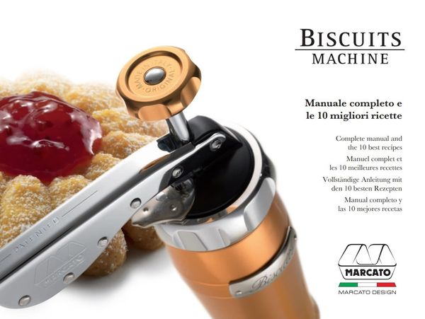 Кондитерский пресс-шприц для печенья Marcato Biscuits – инструкция и домашние итальянские рецепты печенья