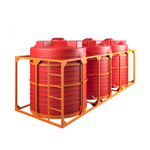 Кассета 3*5000л КАС Политим 15000 л.(5720x1940x2185см;красный) - арт.560820