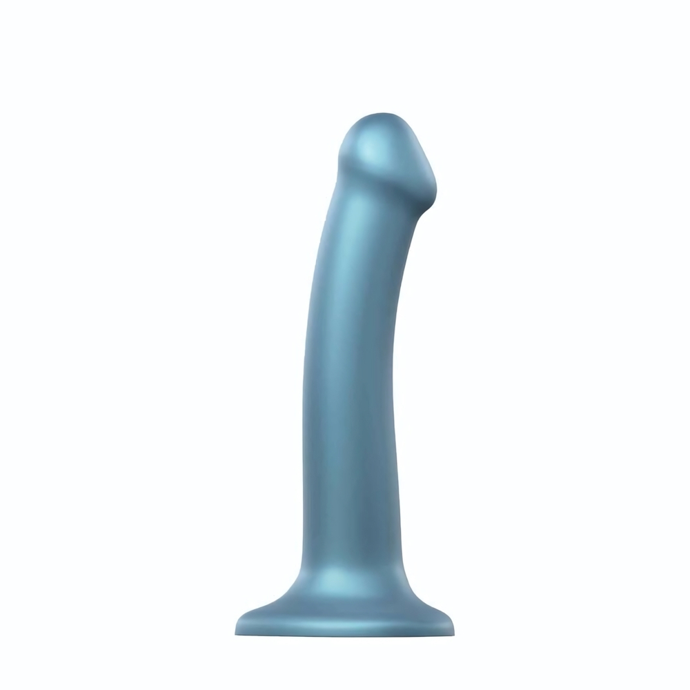 Голубой фаллоимитатор Mono Density Dildo Size M - 16 см.