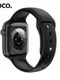 Смарт-часы Hoco Y1, 1.75&quot;, 320х385, IP68, BT3.0+4.0, 230 мАч,поддержка вызова,шагомер,черные