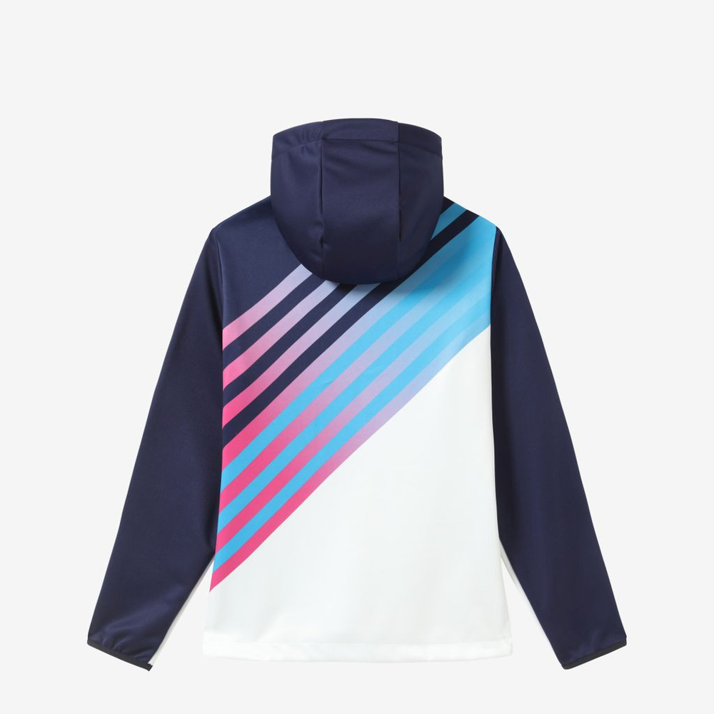 Женская Кофта теннисная Australian Jacket in Double with Printed - белый