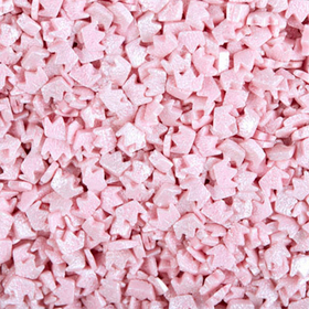 Посыпка короны розовые перламутровые - 100 гр