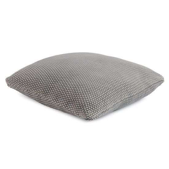 Подушка декоративная из стираного хлопка серого цвета из коллекции essential, 45х45 см