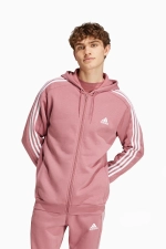 Кофта adidas Essentials Fleece 3S FZ - розовый