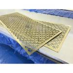 Решетка в подоконник латунная DECOR/плоская/лат/2 мм