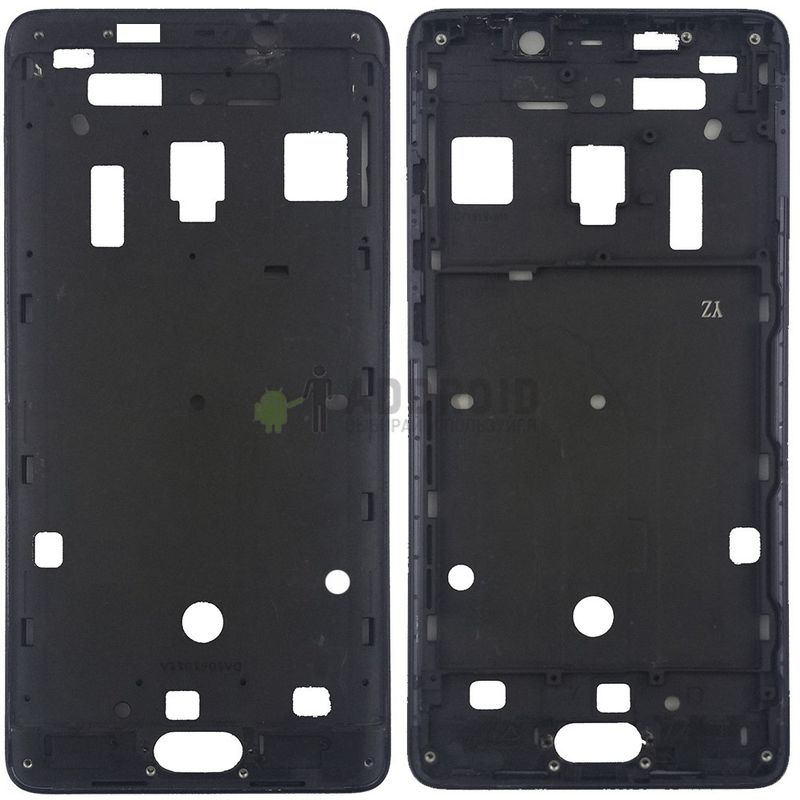 Средняя часть корпуса (рамка) для Xiaomi Mi Note 2 черная