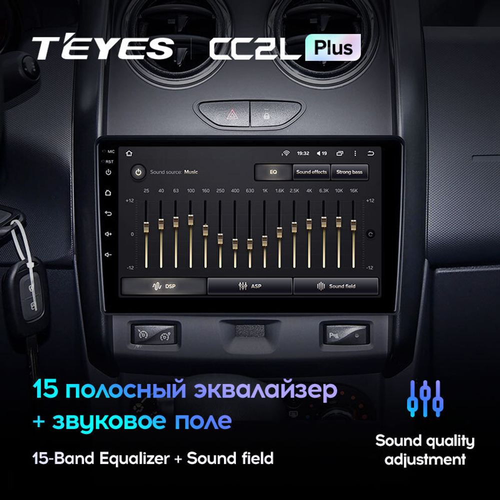 Teyes CC2L Plus 9" для Renault Duster 2015-2020