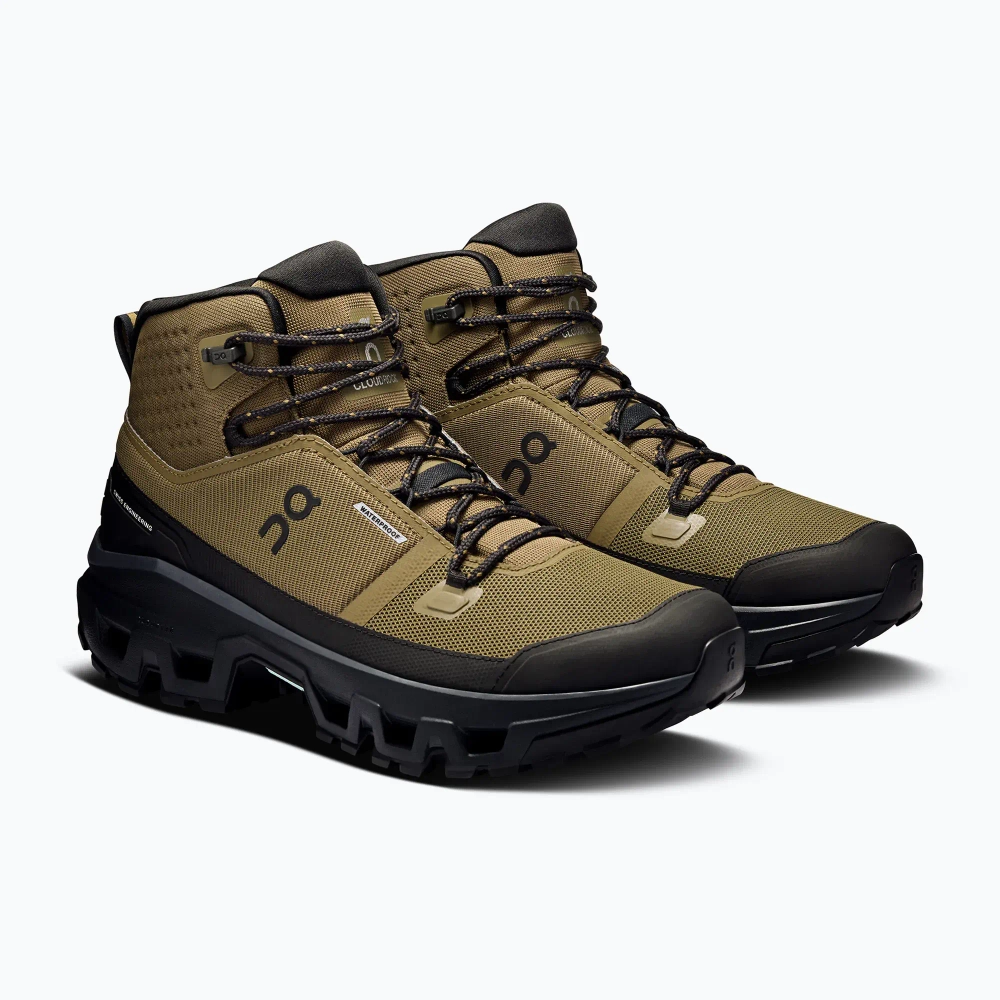 Ботинки On Cloudrock Mid Waterproof hunter/black