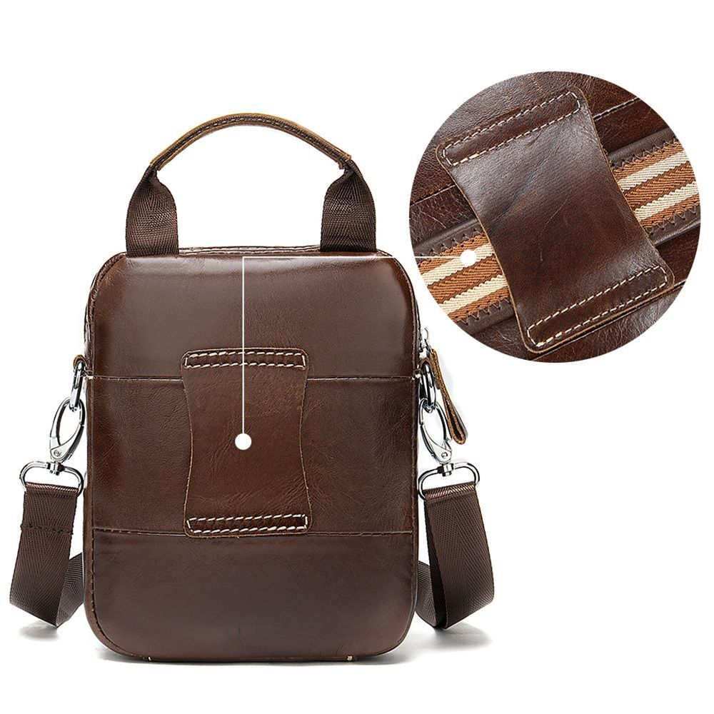 кожаная сумка на плечо