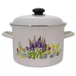 Кастрюля эмал 4,5л 16154АП2 Люпины