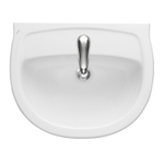 УМЫВАЛЬНИК SANTERI ВЕРСИЯ С ПЕРЕЛИВОМ БЕЛЫЙ