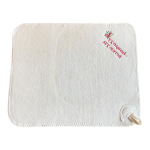 Коврик банный с вышивкой "Дух парной - дух святой" 30% шерсть/70% полиэфир