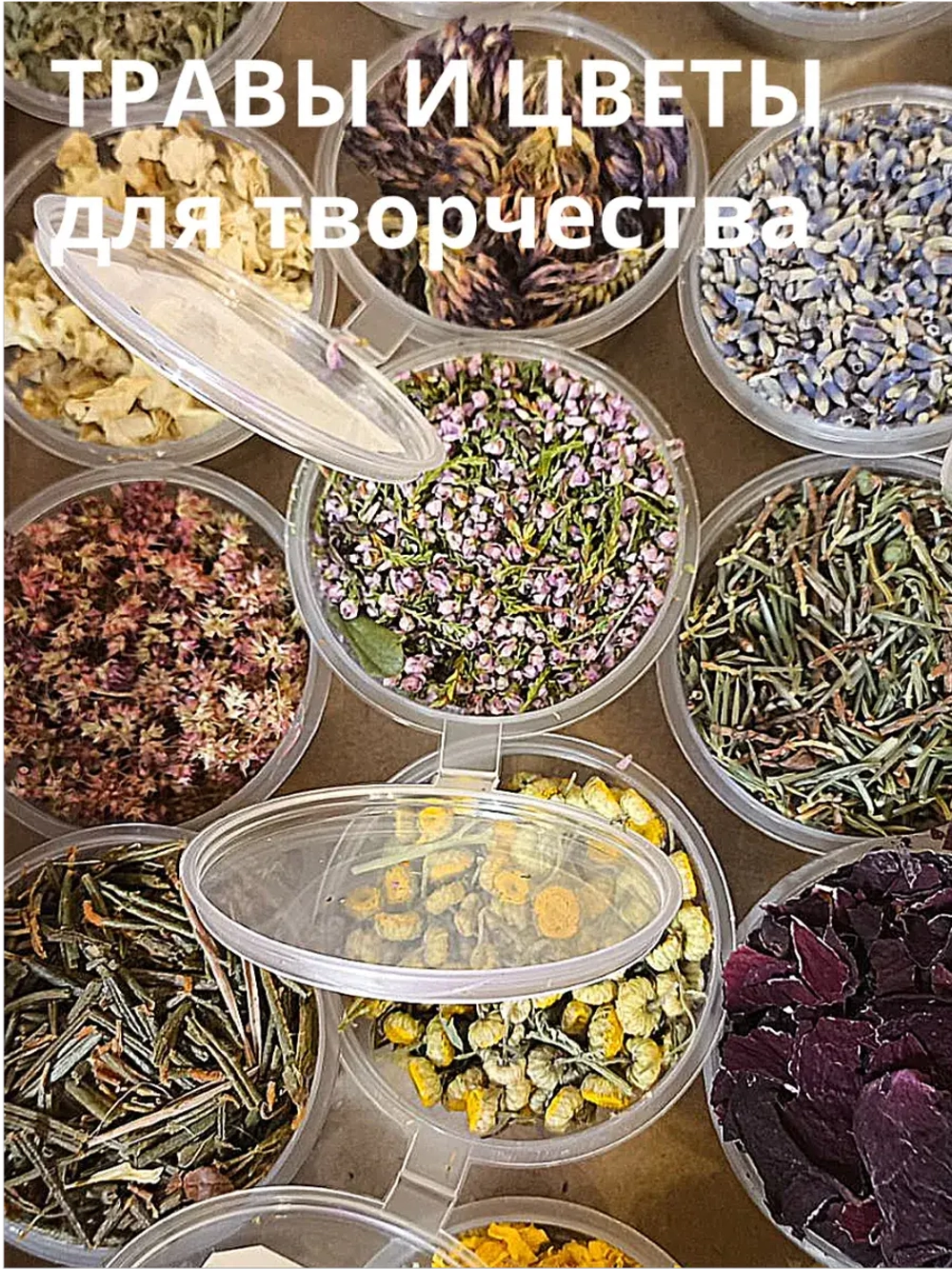 Набор сушеные травы и сухоцветы для творчества №1