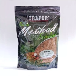 Пеллетс для прикормки Traper Method Feeder Shrimp (Креветка) 2мм 500г