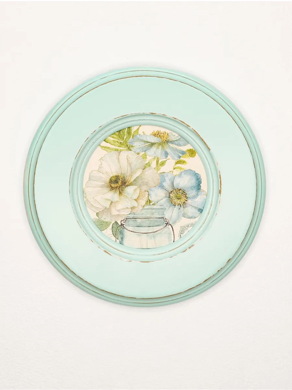 Картина на стену интерьерная в круглой раме