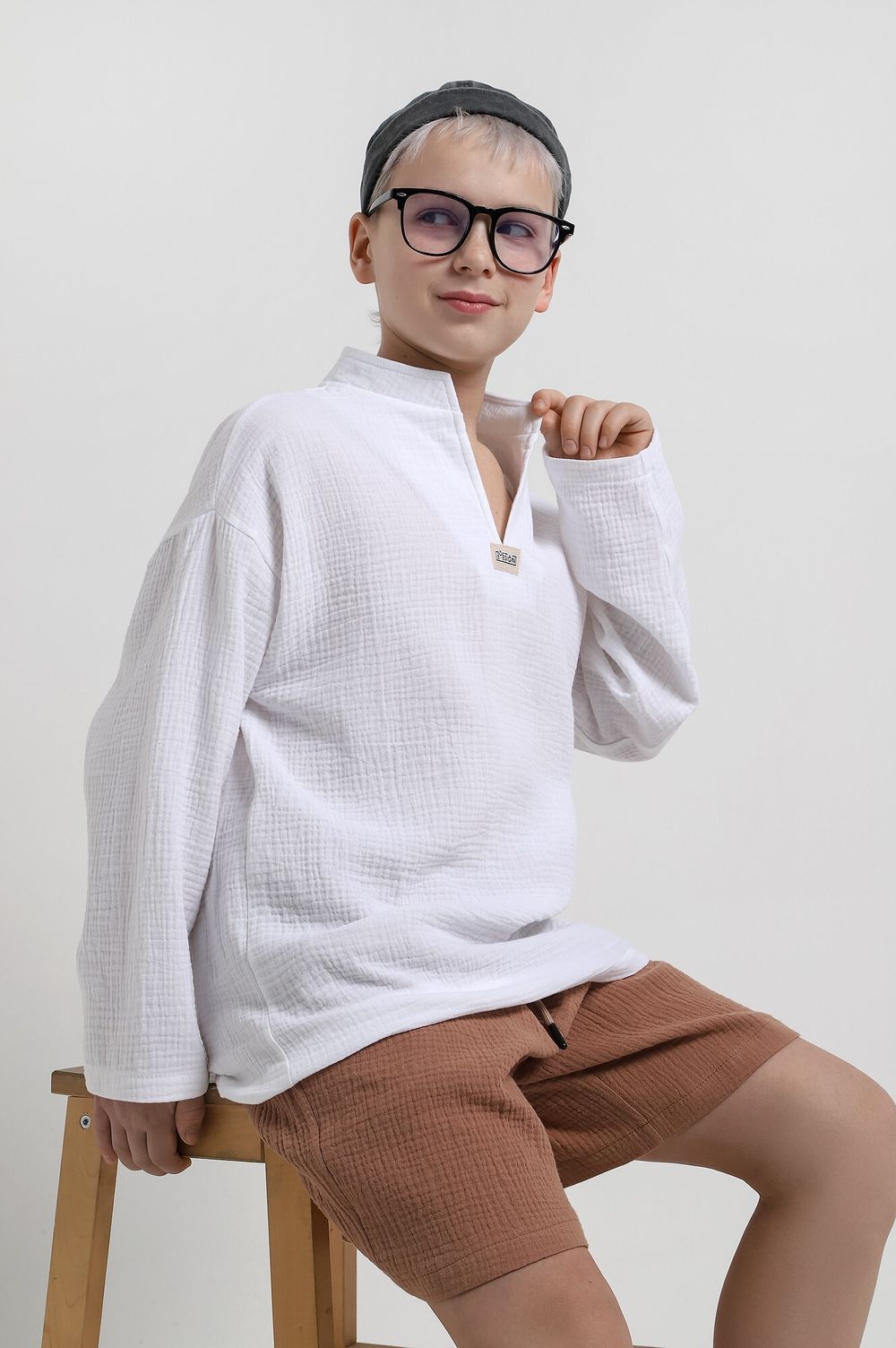 Джемпер для мальчика Баунти-2 Виотекс БЕЛЫЙ