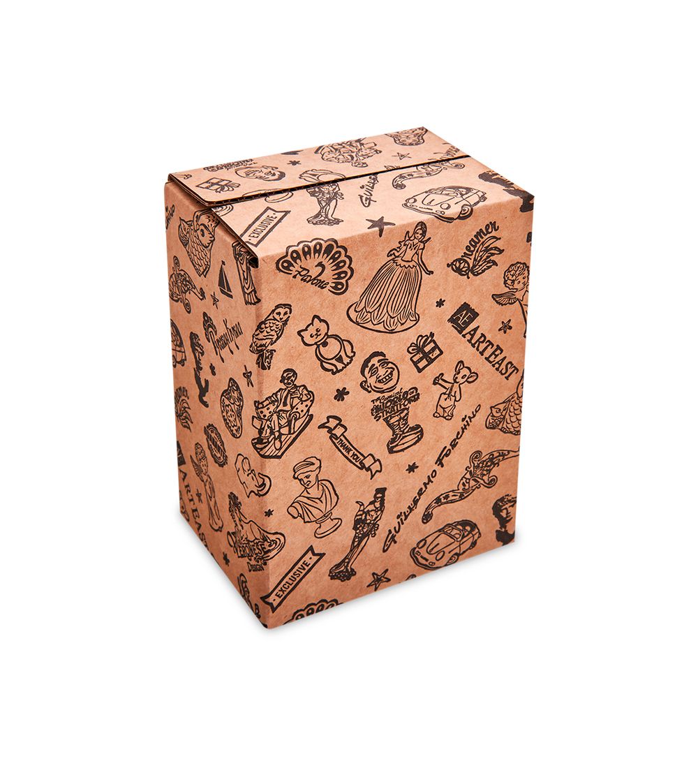 GAEM Art ГКП-18 Коробка 4-х клапанная гофрокартон 125х80х170