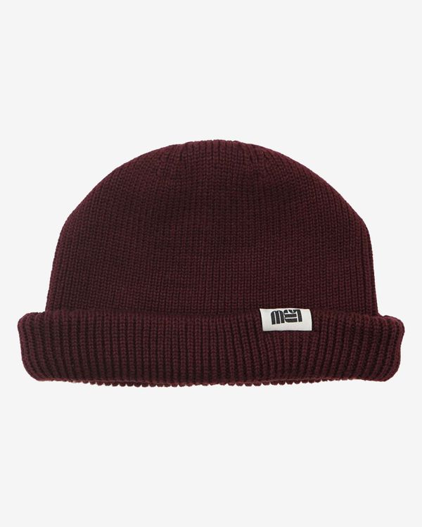 Шапка FW23 KNIT SHORT BEANIE Bordo - фото 1