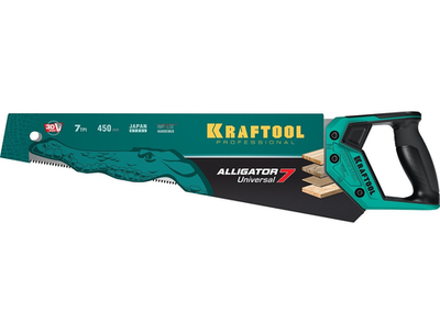 KRAFTOOL Alligator Universal 7, 450 мм, универсальная ножовка (15004-45)