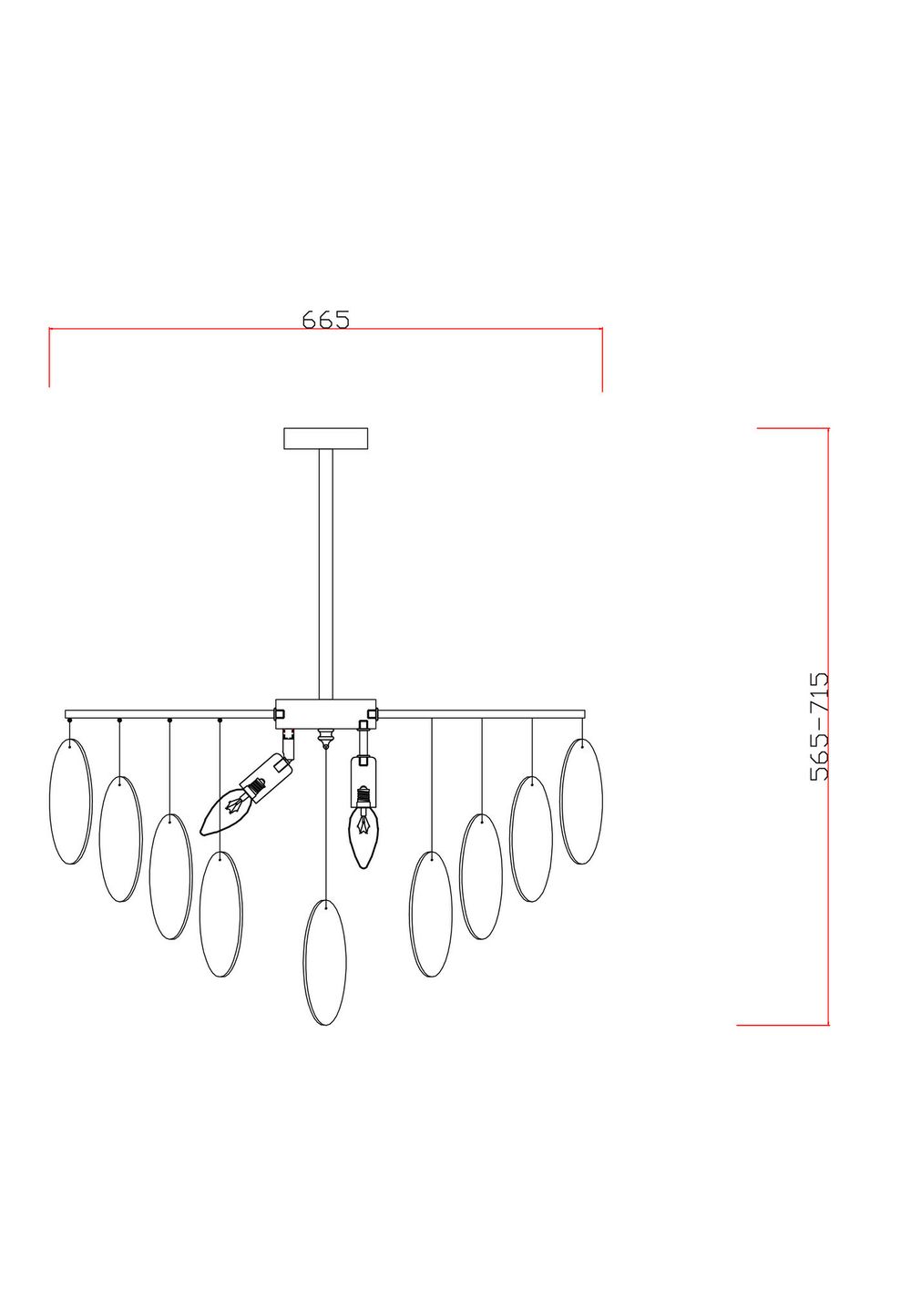 Люстра Freya FR5104PL-06BS2