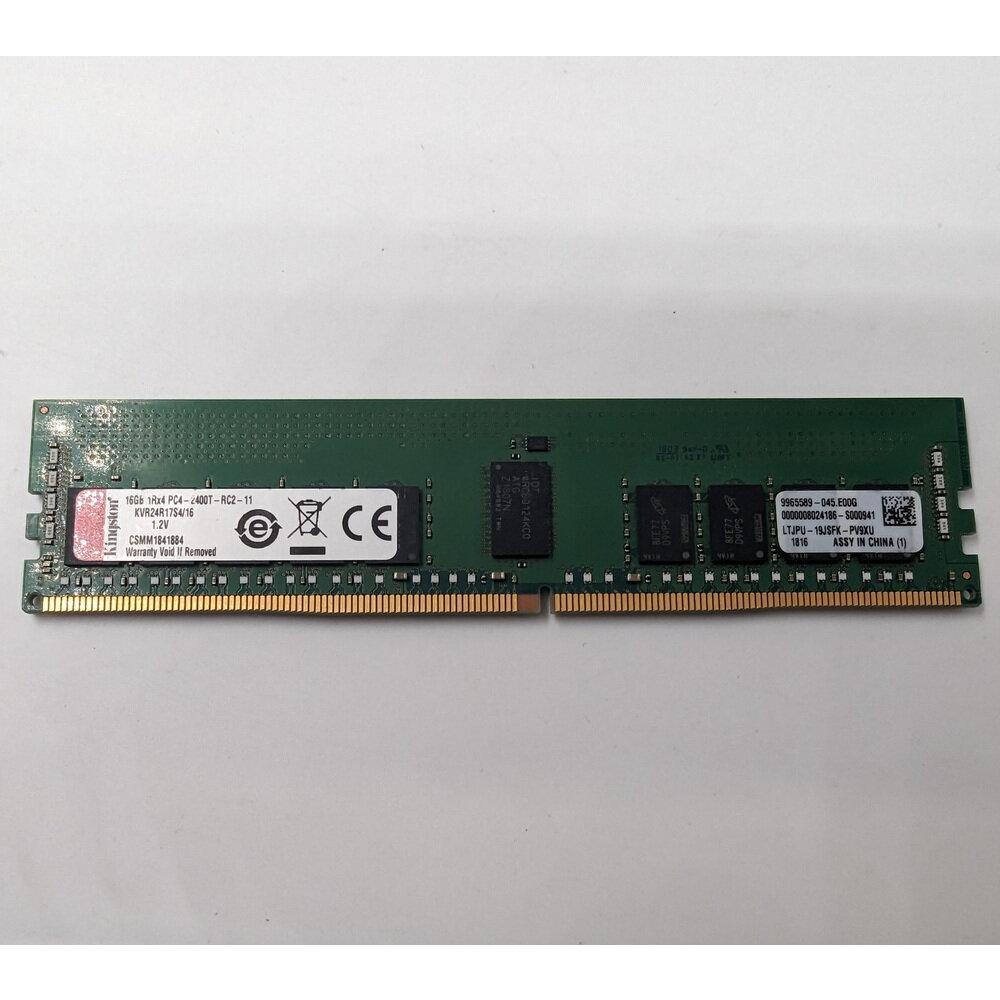 Память серверная Kingston, DDR4, 16 Гб, KVR24R17S4/16