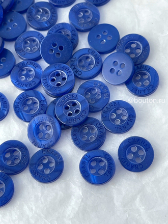 Пуговицы Шан. ярко синий перламутр