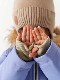 Парка зимняя на меху "Лаванда"