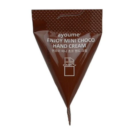 AYOUME ENJOY Крем для рук питательный с шоколадом мини пирамидка Mini Choco Hand Cream, 1 шт, 3 гр (253232)