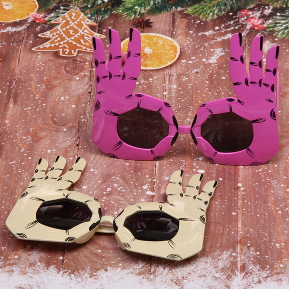 Очки карнавальные «ОК!», микс