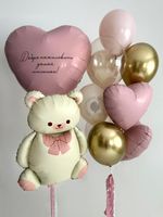 Воздушные шары на выписку для девочки №8927