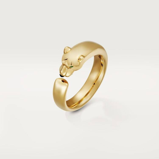 Panthère de Cartier ring, small model in yellow gold