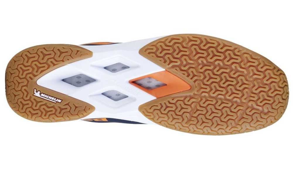 Мужские кроссовки для бадминтона/сквоша Babolat Shadow Tour 5 - black/orange