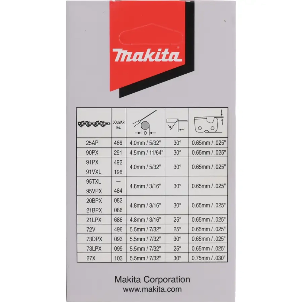 Цепь для пилы 30 см 90PX Makita 191H01-8