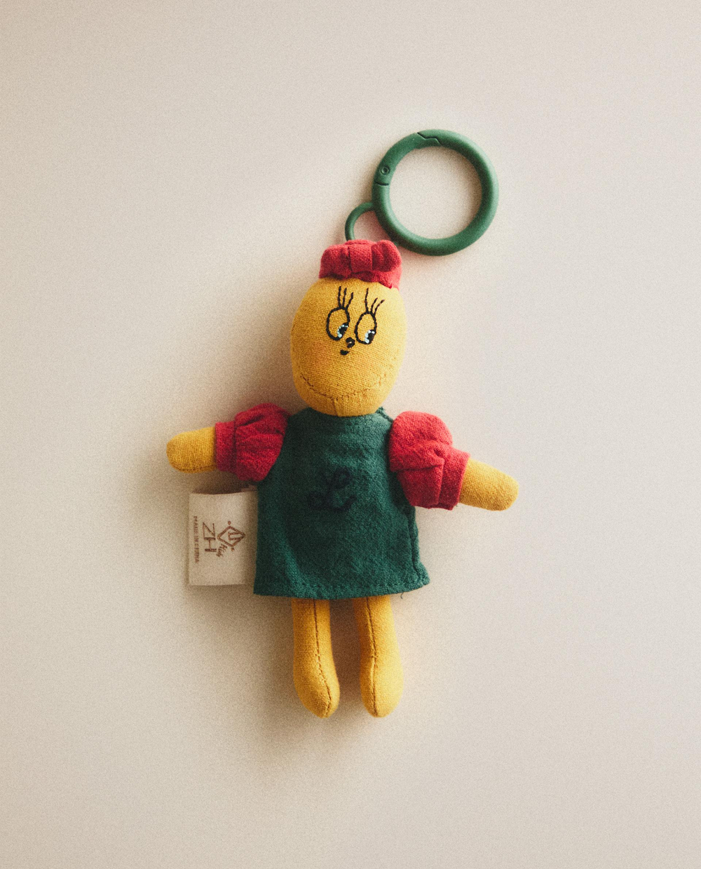 Брелок-игрушка Zara Home, жёлтый, 8623/051