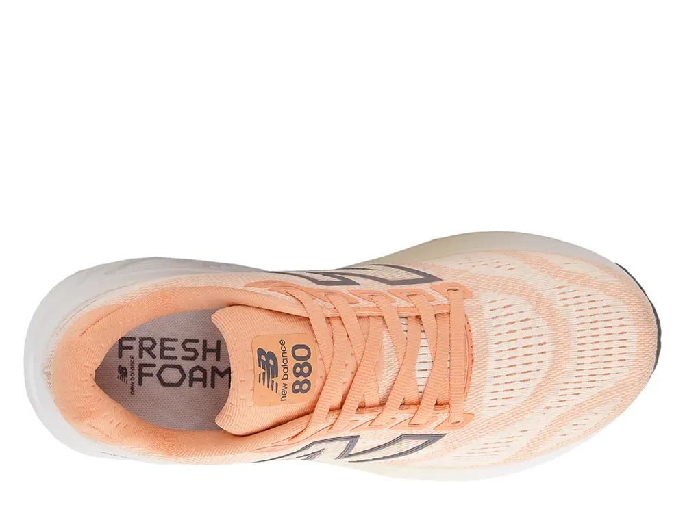 Кроссовки для бега женские New Balance Fresh Foam X 880 v15 W Оранжево-Белые