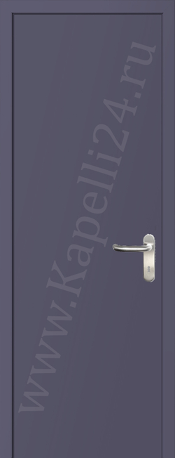 Дверь влагостойкая пластиковая KAPELLI multicolor ДГ RAL 4012 Жемчужно-ежевичный + коробка