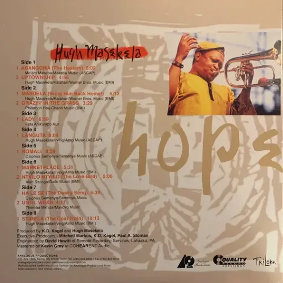 Hugh Masekela – Hope - Box Set 4LP