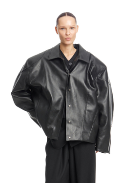 Кожаная куртка URBAN Black