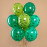 Шар (12''/30 см) Доллары, Ассорти, пастель, 5 ст, 25 шт.