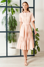 51393 Платье женское (персиковый)