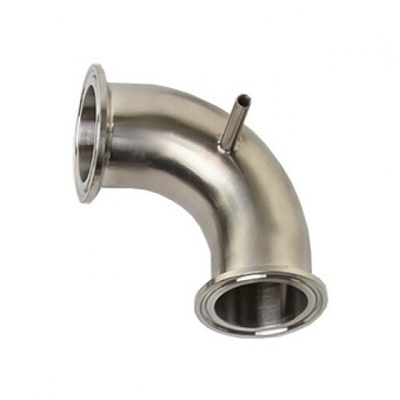 Поворот (отвод) 3" дюйма на 90 градусов со штуцером