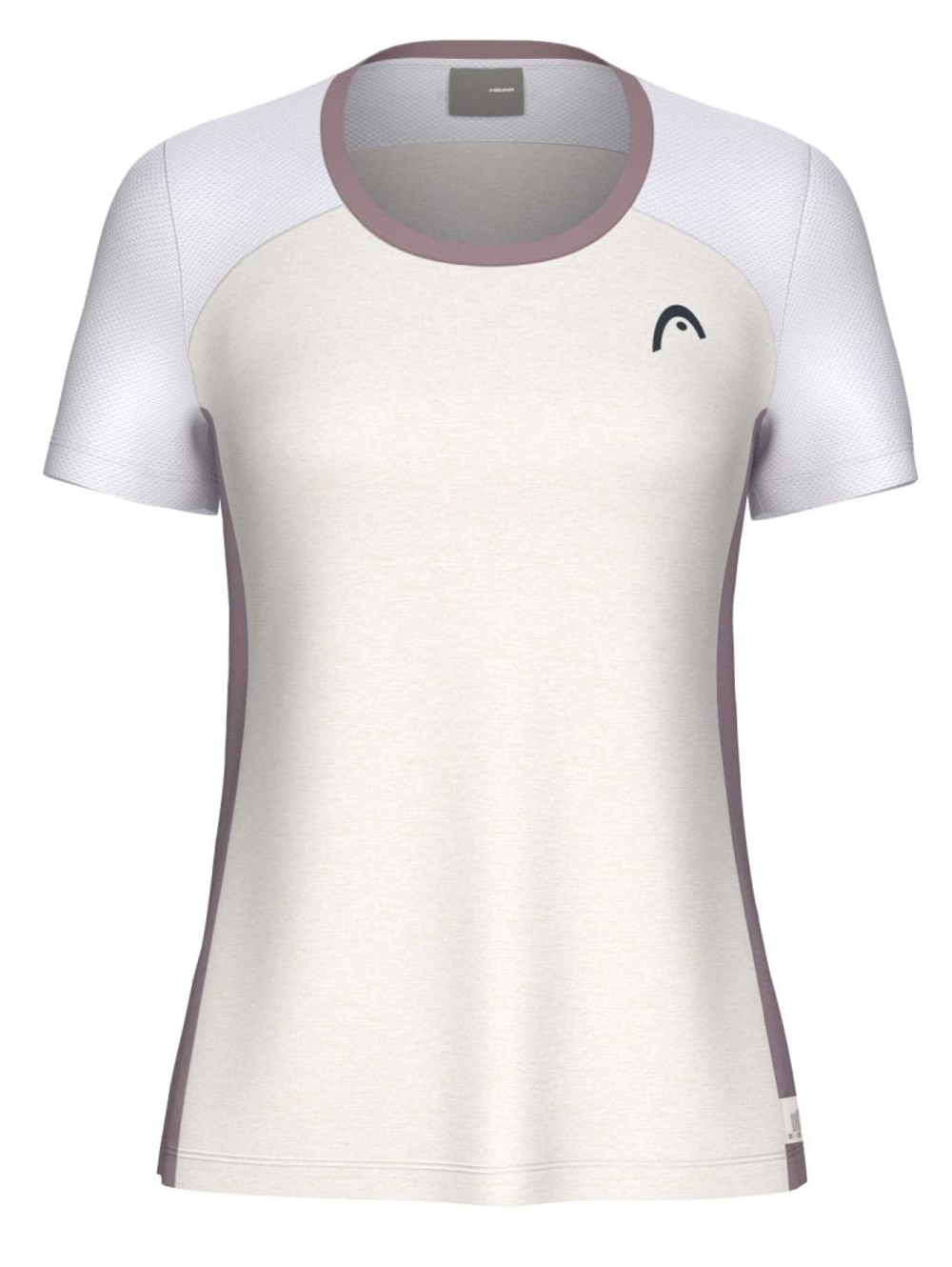 Женская теннисная футболка Head Play Tech - creamy