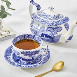 Spode Голубое итальянское блюдце 16,5 см для чашки для завтрака (II вид)
