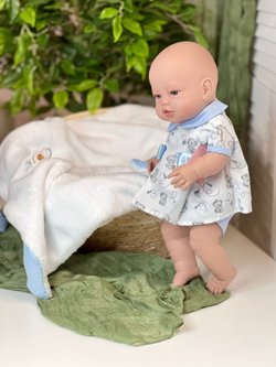 Кукла Berbesa виниловая 42см Recien Nacido в пакете (5119K)