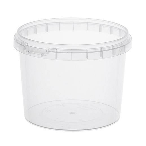 Пресс банка 700мл. d-122, круглая с крышкой. 180шт/кор. (ВЗЛП)